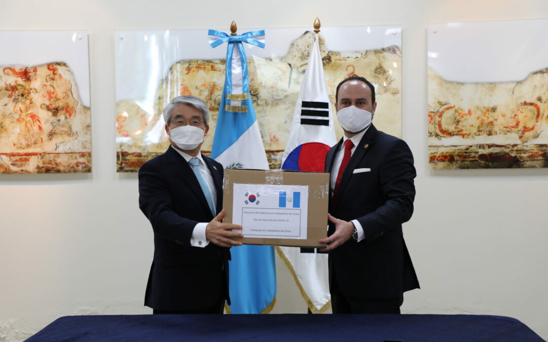 República de Corea dona a Guatemala kit de pruebas para detectar COVID-19