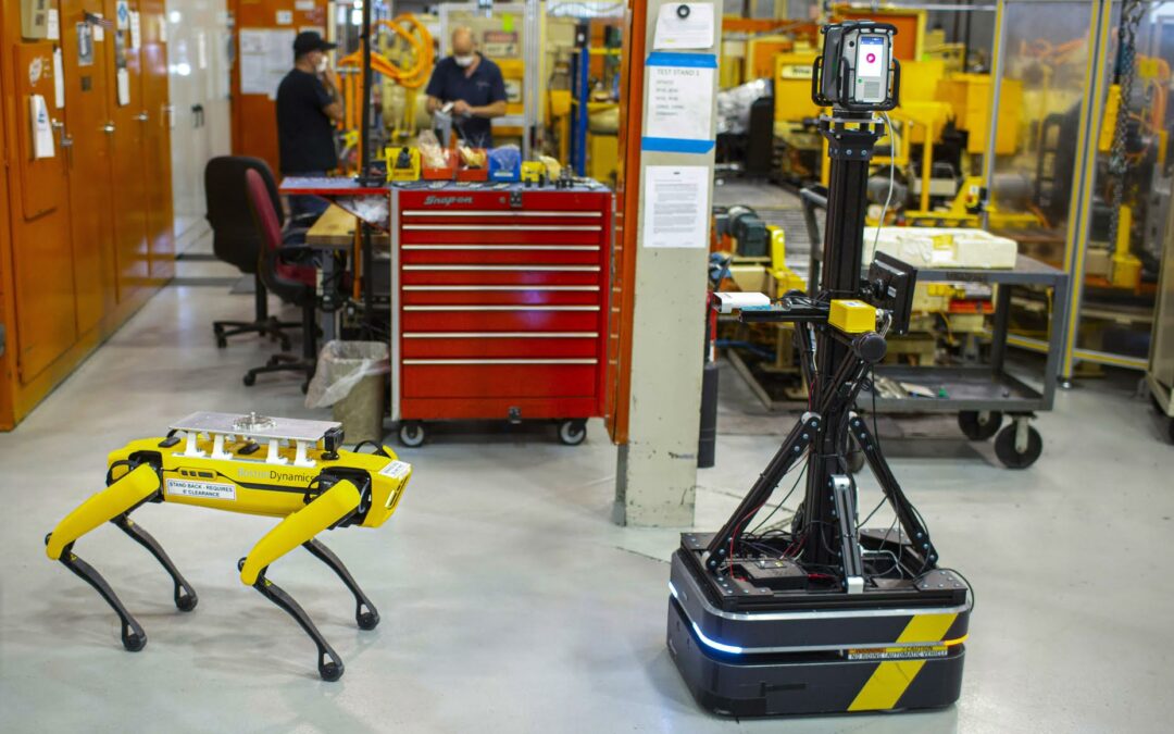 Ford experimenta con robots similares a perros para reestructurar fábricas