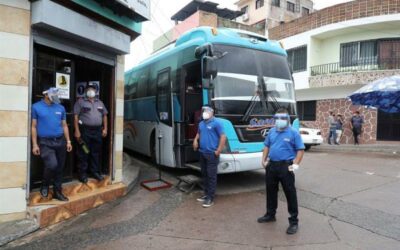 Transporte interurbano de Honduras reanuda su actividad