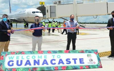 Costa Rica: Aeropuerto de Guanacaste recibe primer vuelo de EE.UU tras 170 días de cierre