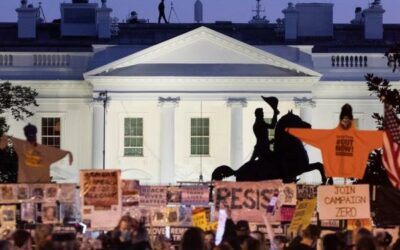 EE.UU.: Un centenar de manifestantes contra el racismo se reúnen ante la Casa Blanca