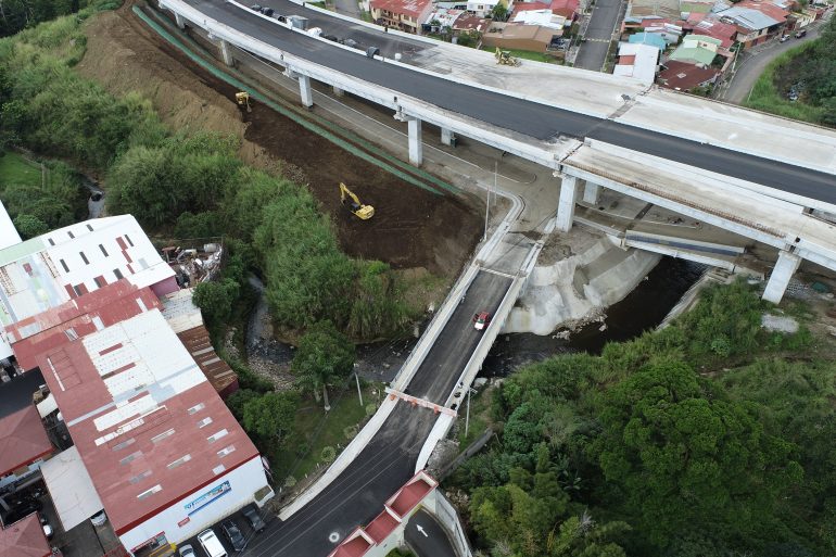 Costa Rica: Puentes complementarios de circunvalación norte presenta avances constructivos de más de 80%