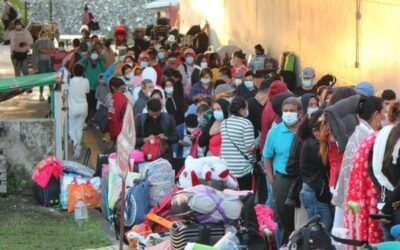 Nicaragüenses varados entre Panamá y Costa Rica retornan a su país