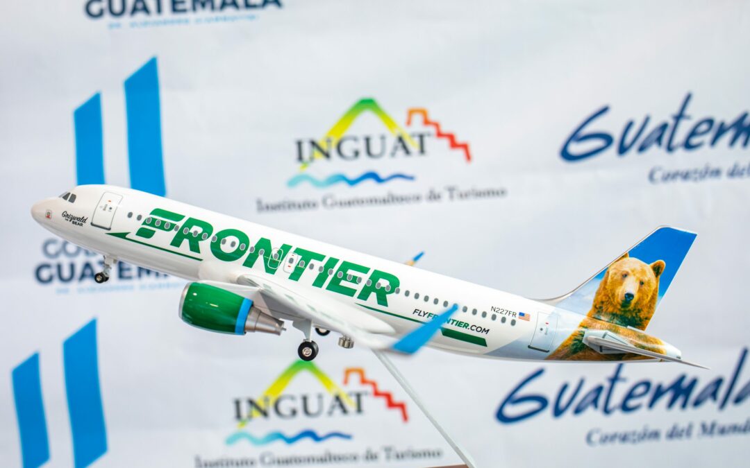 Frontier Airlines inicia operaciones con vuelos sin escalas entre Miami y Guatemala