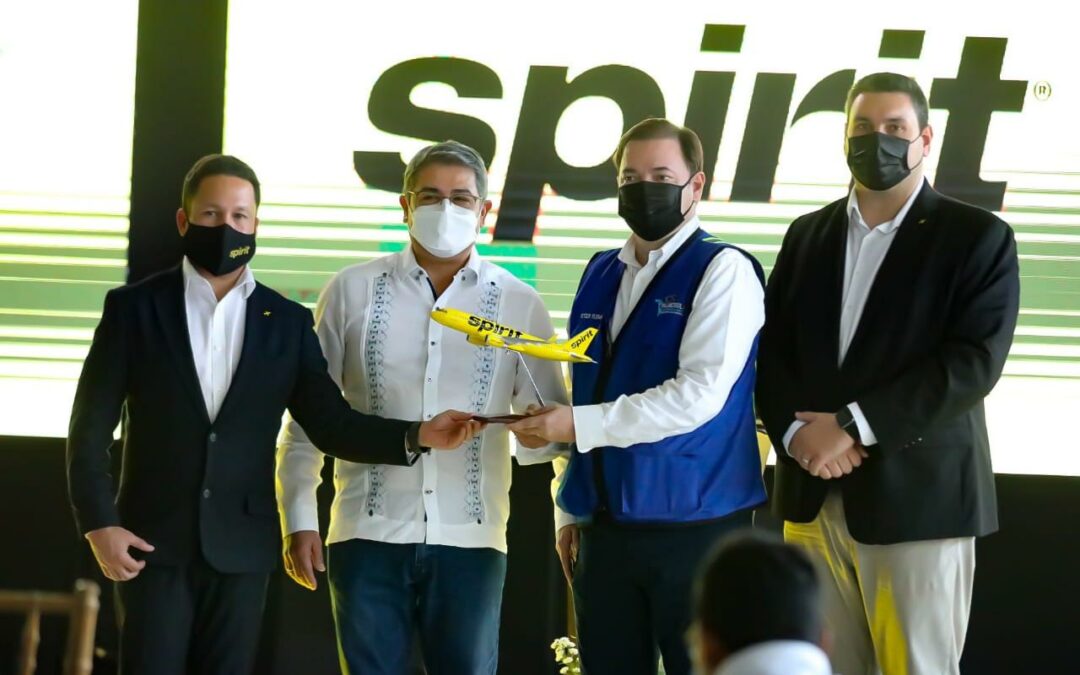 Honduras: Llegada de Spirit a nuevo aeropuerto Palmerola aviva esperanza de reactivación económica