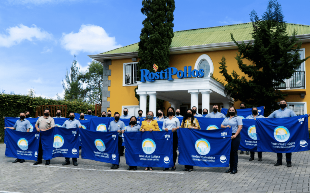 Cadena costarricense de restaurantes Rostipollos logra obtener Bandera Azul Ecológica en sus 21 restaurantes