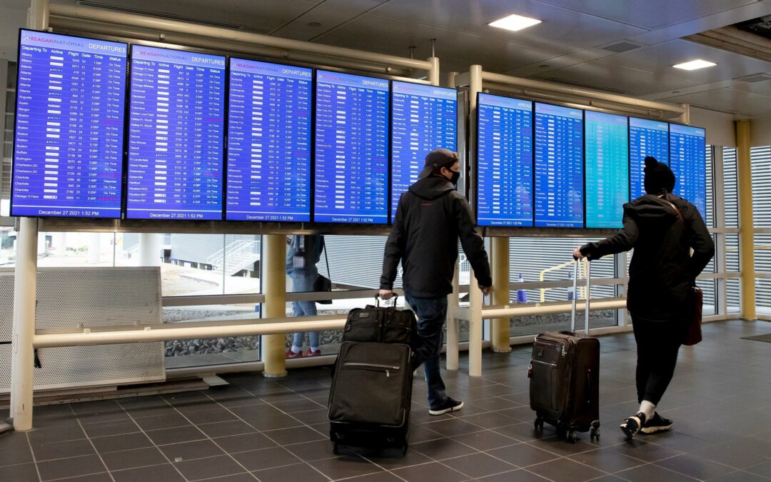 Aeropuertos de EE.UU. acaparan ya dos tercios de las cancelaciones de vuelos