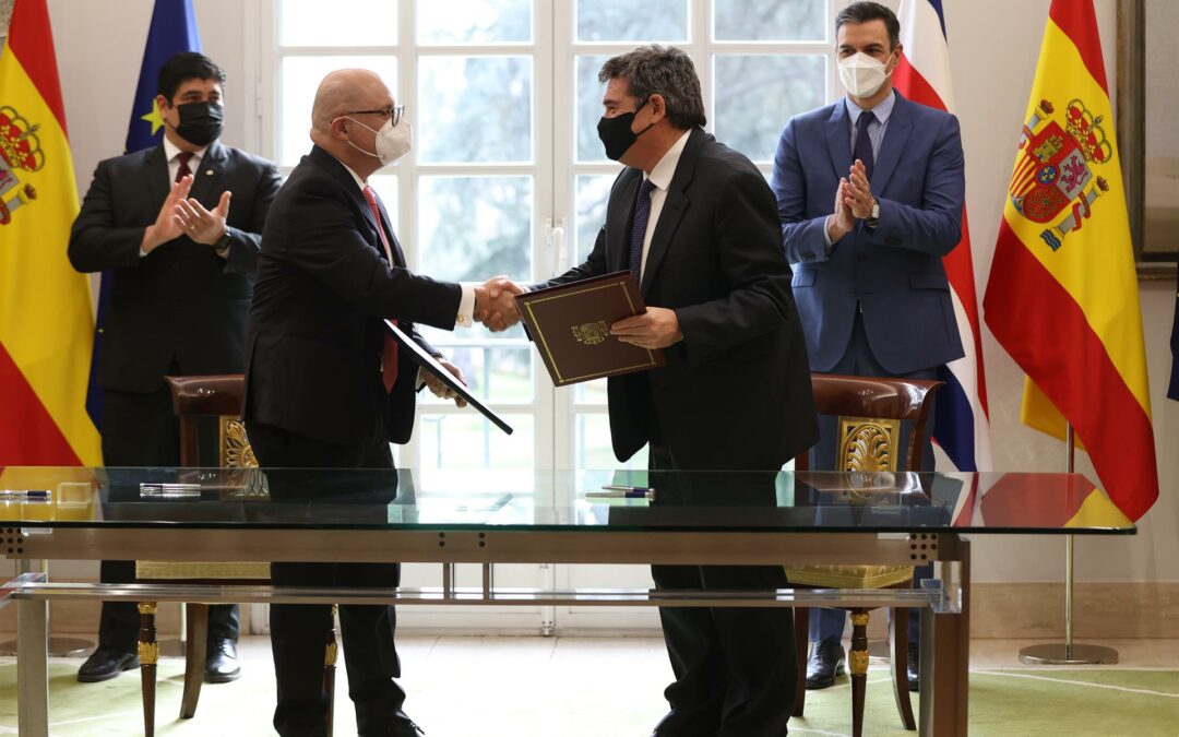 España y Costa Rica profundizan relaciones y condenan la invasión de Ucrania
