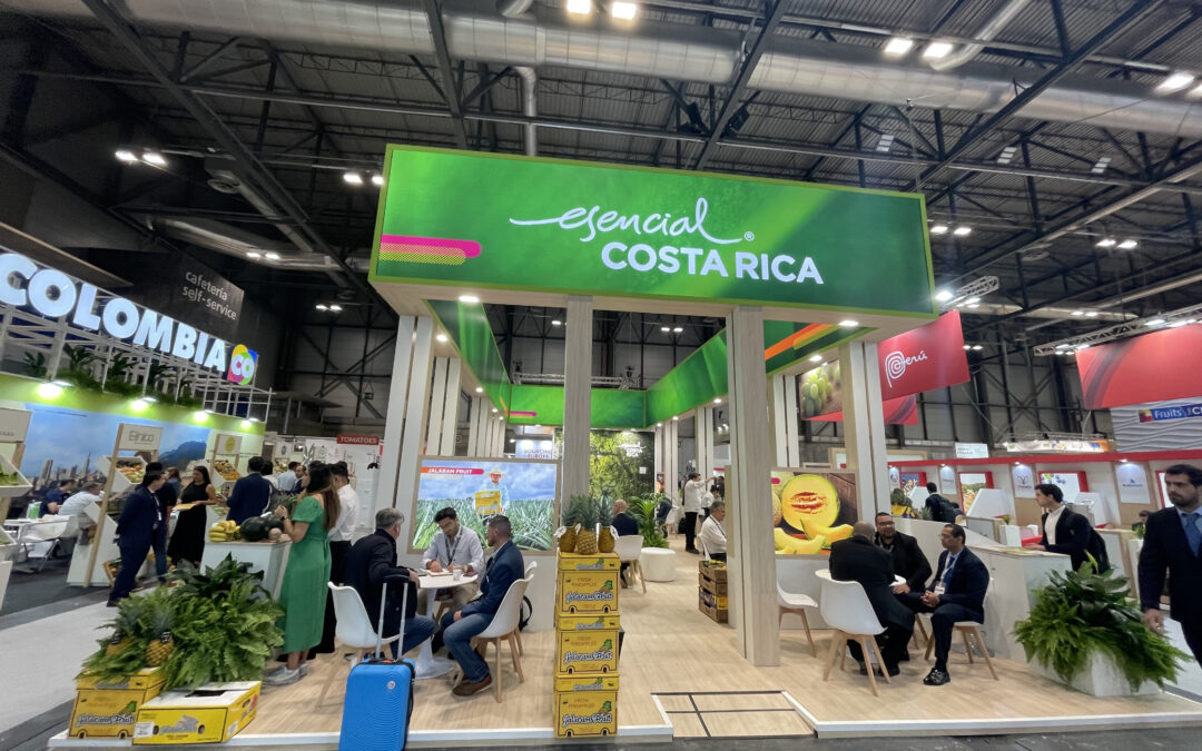 Productos agrícolas de Costa Rica participan en la feria Fruit Attraction 2022