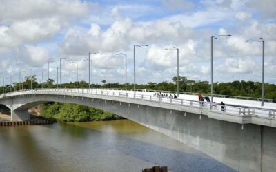 Finaliza construcción del puente Wawa en la Costa Caribe Norte de Nicaragua con el respaldo del BCIE