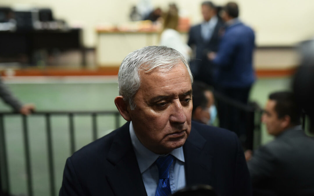 Expresidente Pérez Molina deberá pagar una millonaria multa en Guatemala