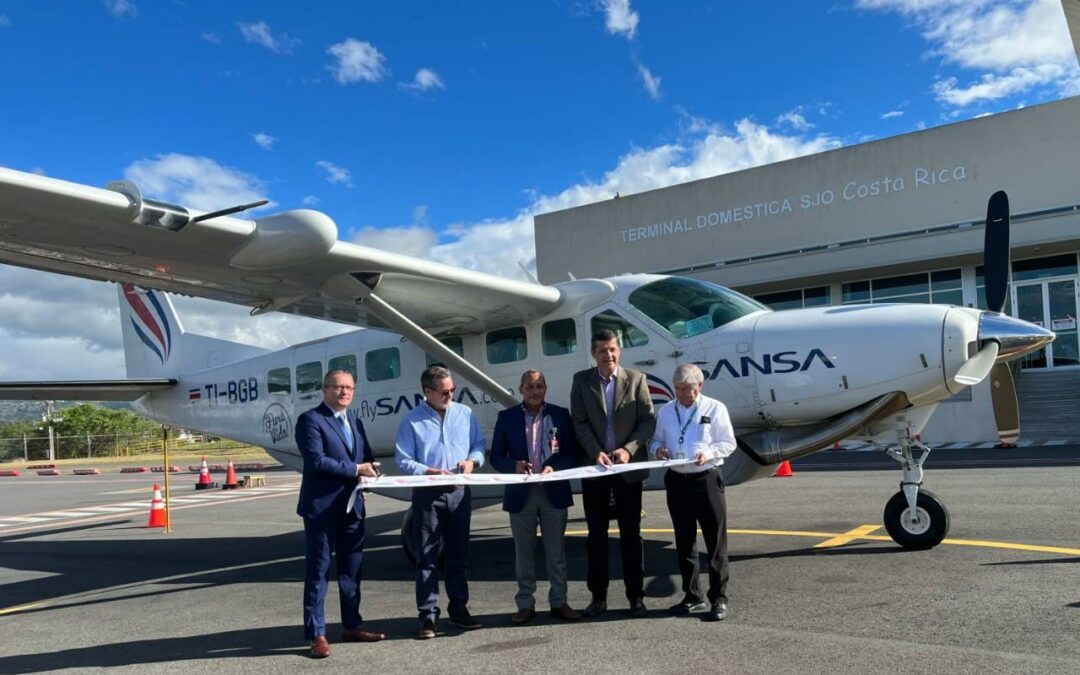 SANSA inaugura primera ruta internacional San José-Managua