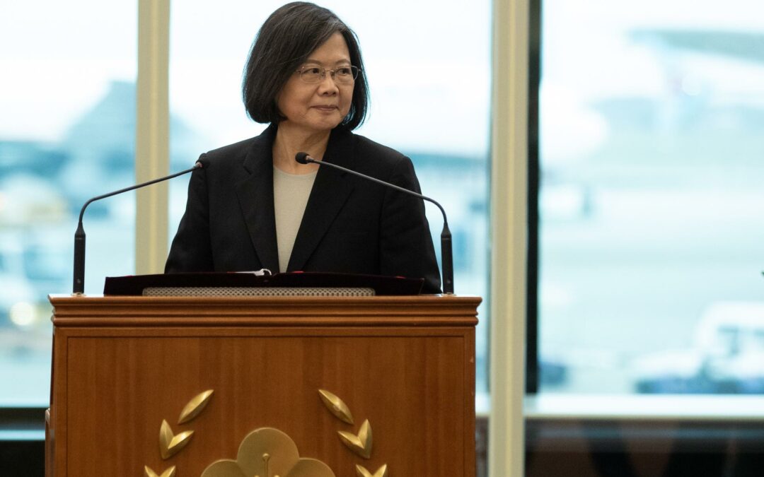 Presidenta de Taiwán llega a Guatemala para reforzar lazos diplomáticos