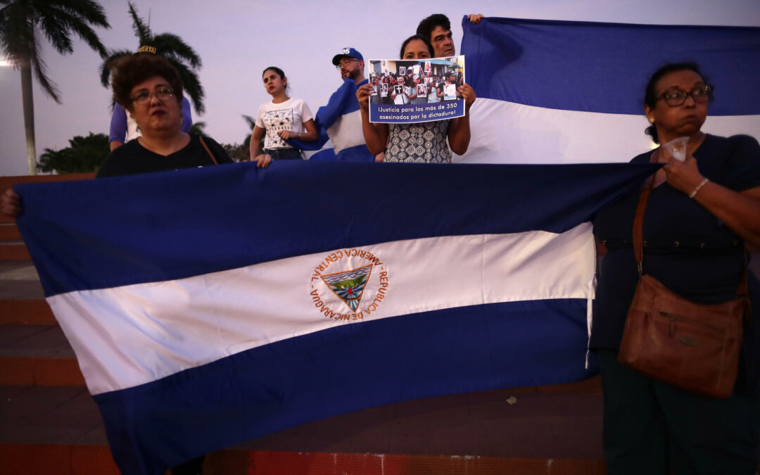 Nicaragüenses en Panamá piden la libertad para los opositores encarcelados