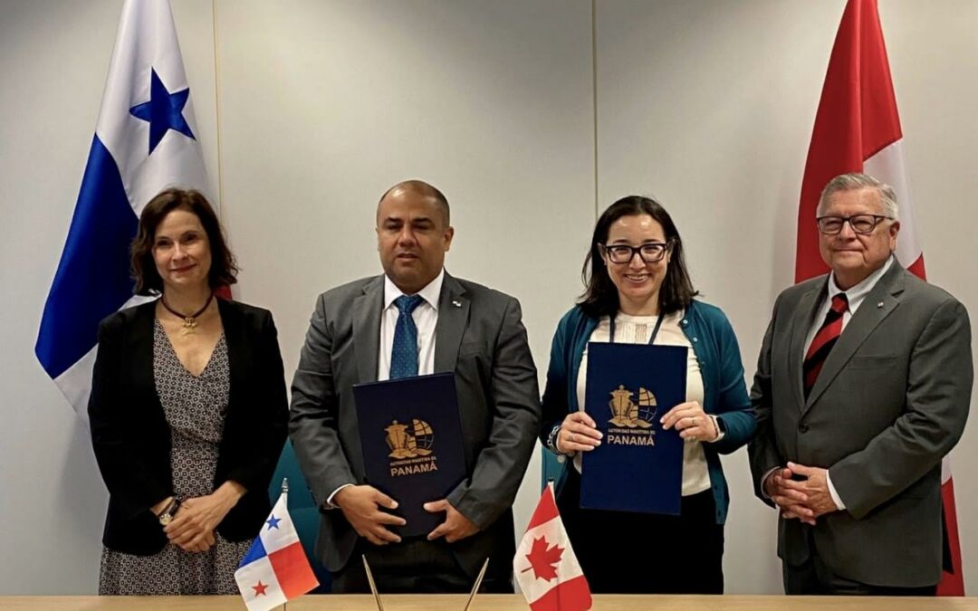 Panamá suscribe acuerdo con Canadá para impulsar trabajo para el sector marítimo