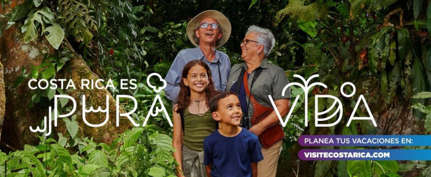 Costa Rica lanza campaña basada en el «Pura Vida» para atraer turistas de México