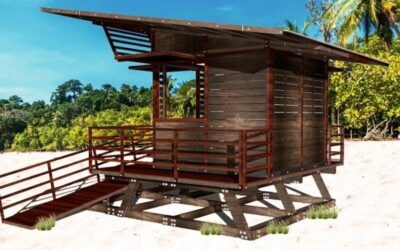 Costa Rica: Construirán 9 estaciones de madera plástica para facilitar el trabajo de salvavidas