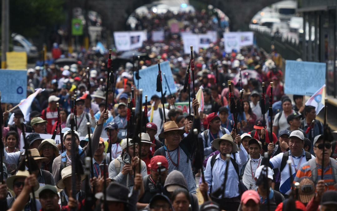Manifestantes de Guatemala mantendrán la protesta hasta que renuncie la fiscal general