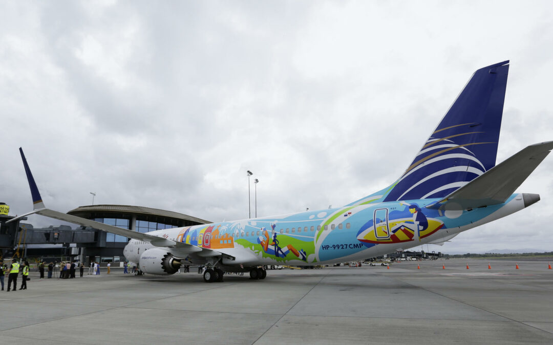 Copa presenta nuevo avión con ilustraciones que ensalzan las «maravillas» de Panamá