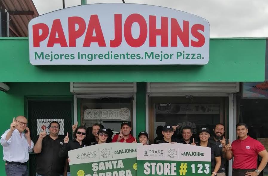 Cadena Papa Johns expande operaciones con 5 nuevos restaurantes en Costa Rica