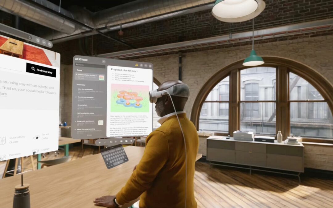 Microsoft Word y Excel se unen al lanzamiento de las gafas de realidad virtual de Apple