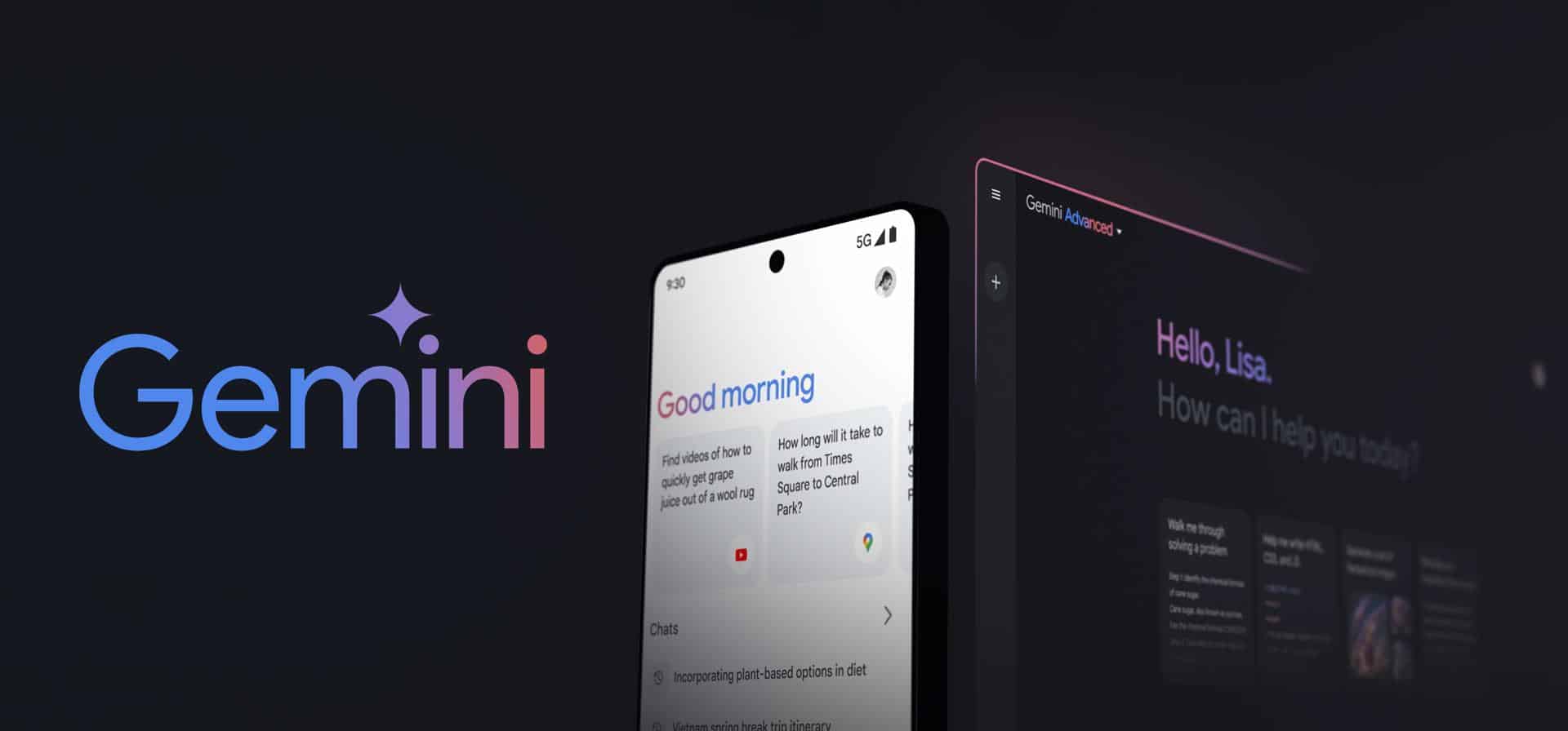 Google sta rinominando il suo chatbot Gemini e lanciando la sua prima app mobile