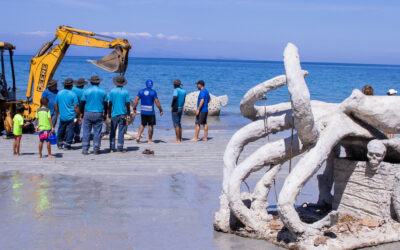 Nuevas esculturas se unen a la colección del primer y único museo submarino de Costa Rica