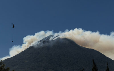 Taiwán dona US$300.000 a Guatemala para combatir el incendio en el volcán de Agua