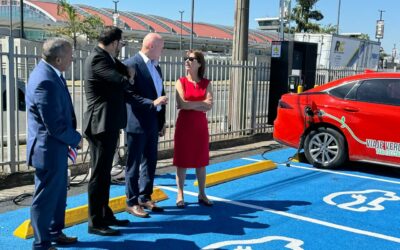Costa Rica: Inauguran cargadores para taxis eléctricos en aeropuerto Juan Santamaría