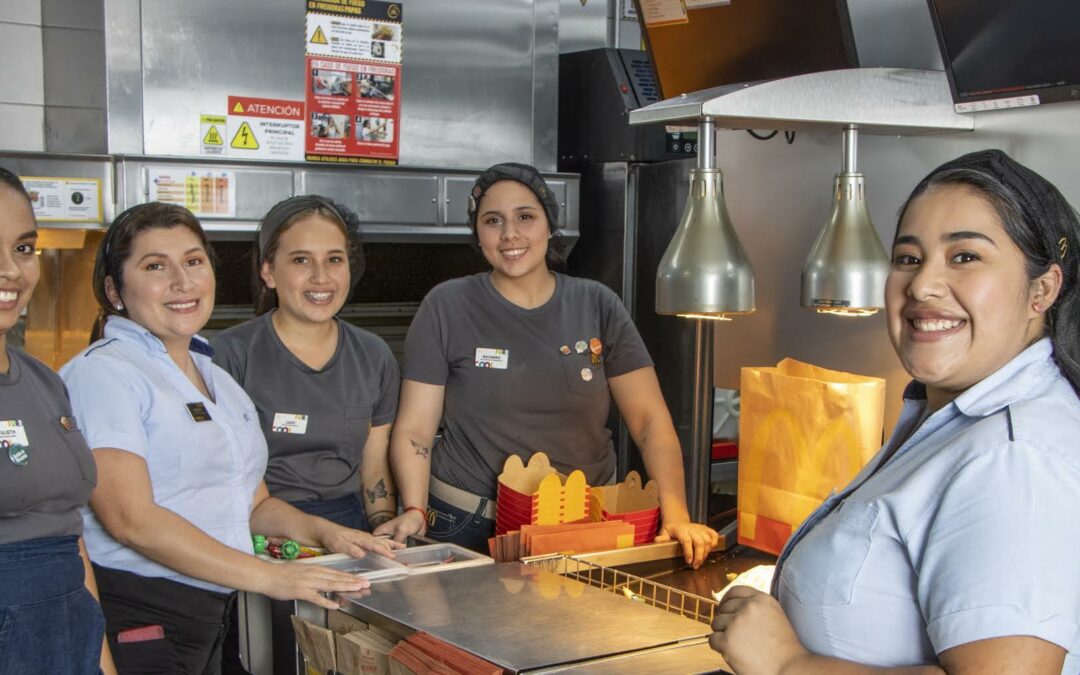 Un 48% de los restaurantes de Arcos Dorados en Costa Rica son liderados por mujeres