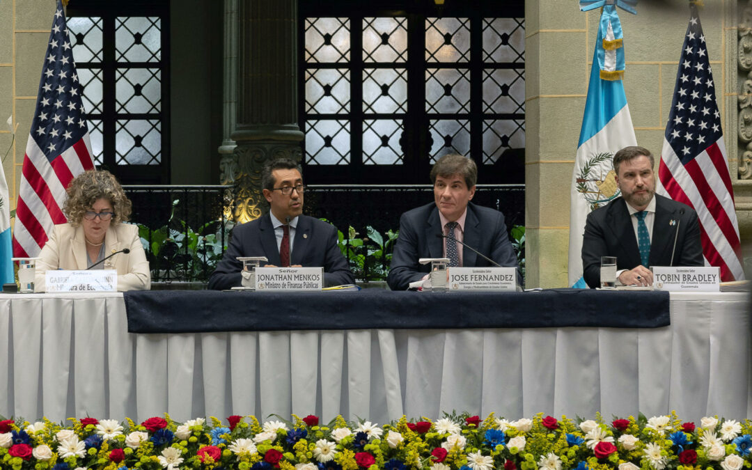 Guatemala y EE.UU. trazan ruta para elevar la cooperación en busca de desarrollo económico