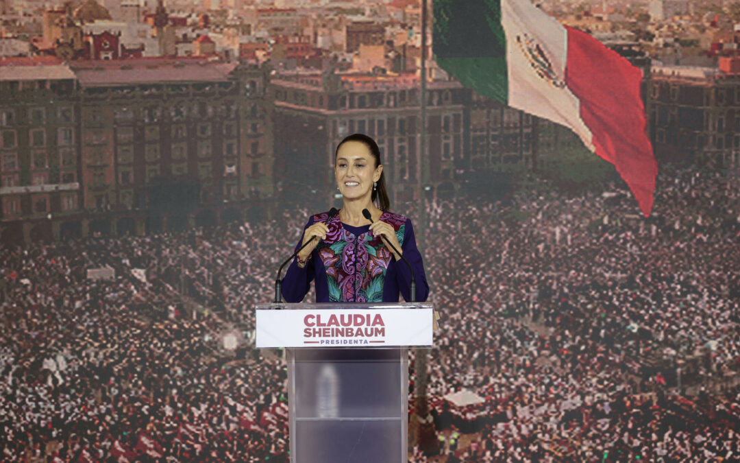 Cúpula empresarial mexicana felicita a Claudia Sheinbaum por su victoria electoral