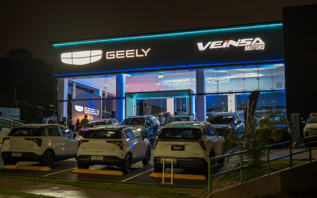 Geely continua su plan de expansión en Costa Rica y abre su tercera tienda