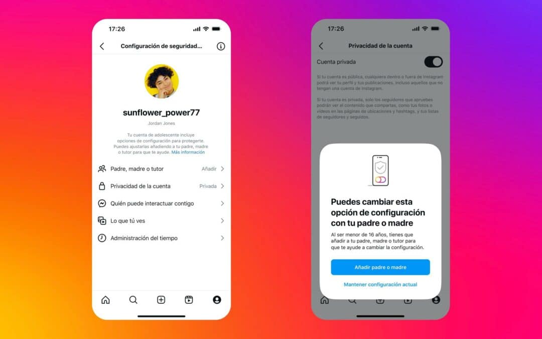 Instagram lanza su cuenta de adolescente, más privada y restrictiva que las de los adultos