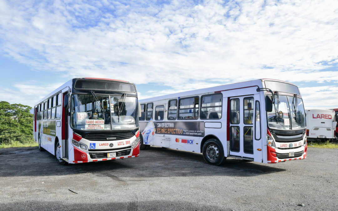 Costa Rica supera los 60.000 pagos diarios en autobuses y trenes