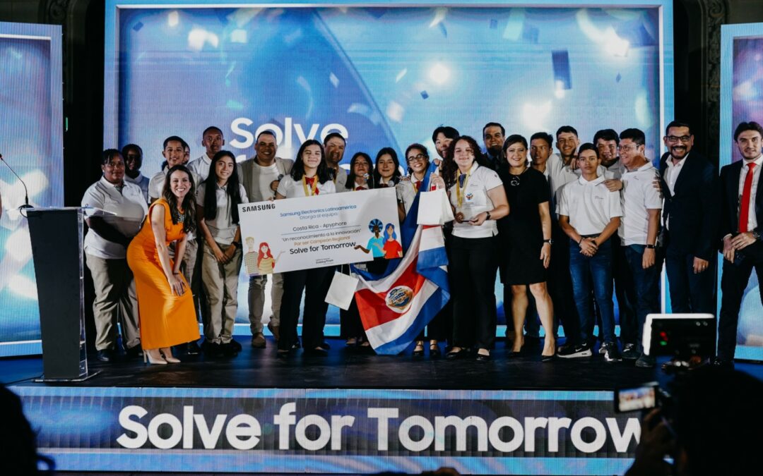 Costa Rica logra su tercera victoria de Solve for Tomorrow con su solución para un futuro sostenible