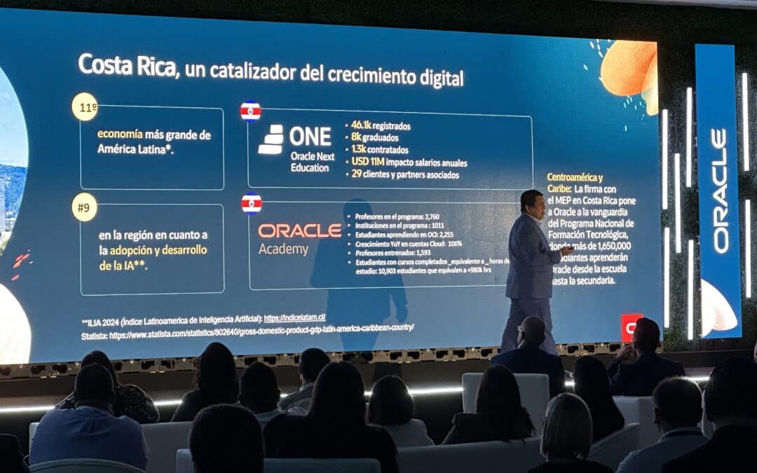 Costa Rica se posiciona como referente en Inteligencia Artificial de la mano de Oracle en el Data & AI Forum