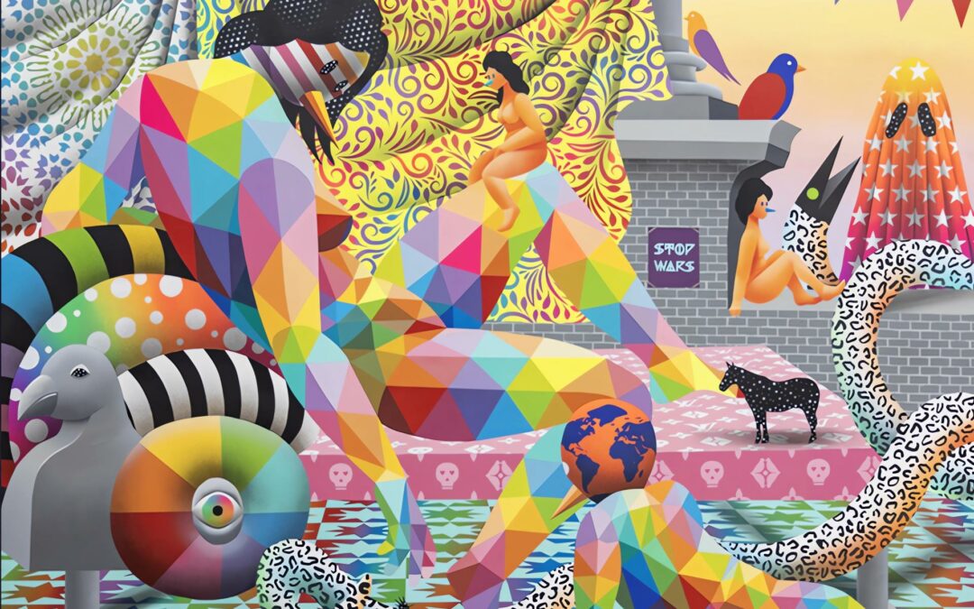 El español Okuda, Bryan Adams y sus simios pintores llegan a la Semana del Arte de Miami