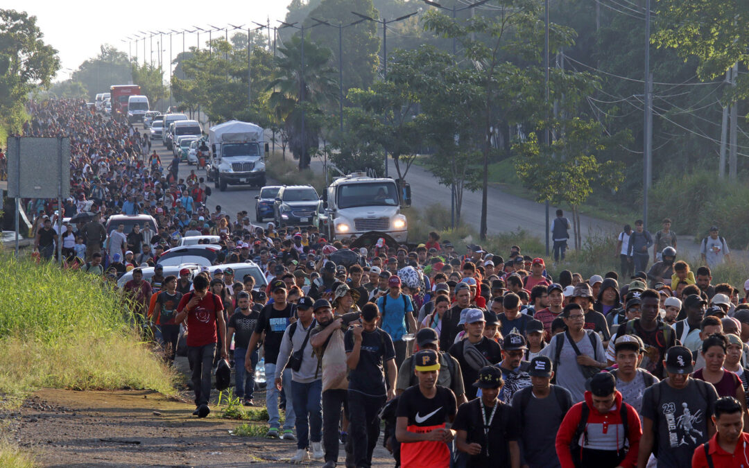 Las caravanas migrantes se multiplican en la frontera sur de México antes de Trump