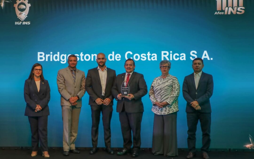 Bridgestone Costa Rica es reconocido por su compromiso con la excelencia y la salud ocupacional