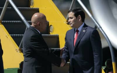 Marco Rubio llega a Guatemala para una visita de 24 horas y reunión con Arévalo de León