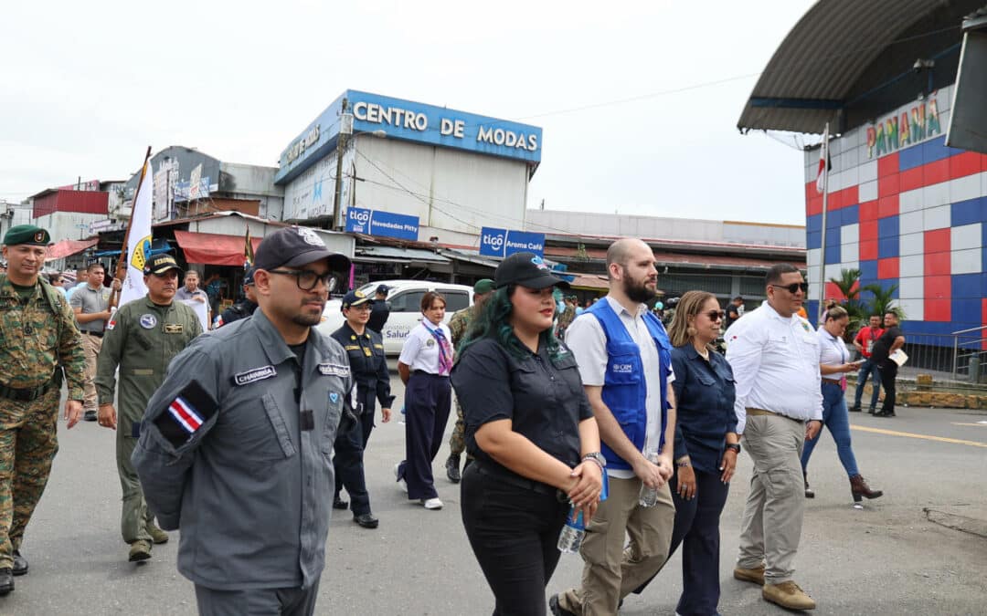 Panamá y Costa Rica caminan por su frontera común contra la trata de personas