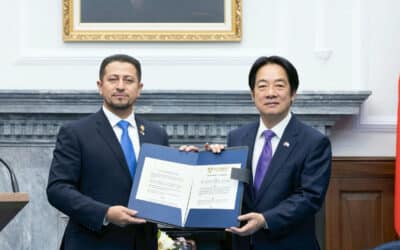 Taiwán busca trabajar con Guatemala para “fomentar el desarrollo y la prosperidad” global