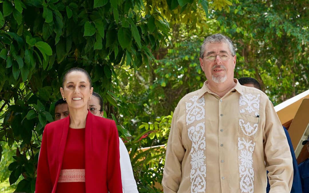 Presidente de Guatemala espera una conexión eventual con el Tren Maya mexicano