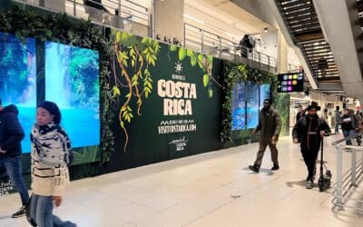 Costa Rica se promociona con imagen renovada en el metro de París en el marco de IFTM Top Resa 2025