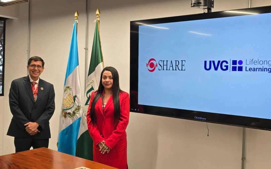 Grupo SHARE y UVG sellan alianza para transformar la educación y el desarrollo profesional en Guatemala
