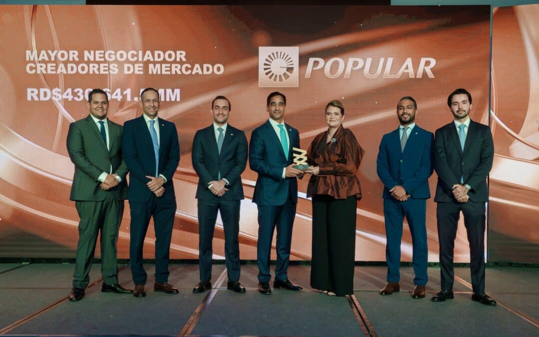 Rep. Dominicana: Banco Popular e Inversiones Popular obtienen tres galardones en los Premios BVRD 2025