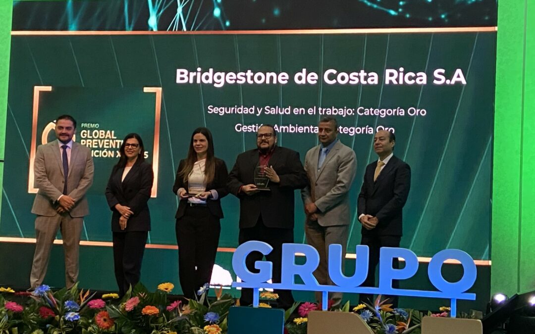 Costa Rica: Bridgestone Recibe Cuatro Reconocimientos por su Excelencia Operativa y Compromiso con la Salud Ocupacional